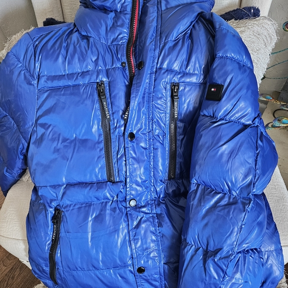 Tommy Hilfiger Vibrant Blue Puffer Jacket